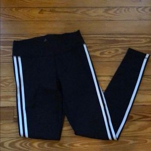 Adidas Black and White Leggings